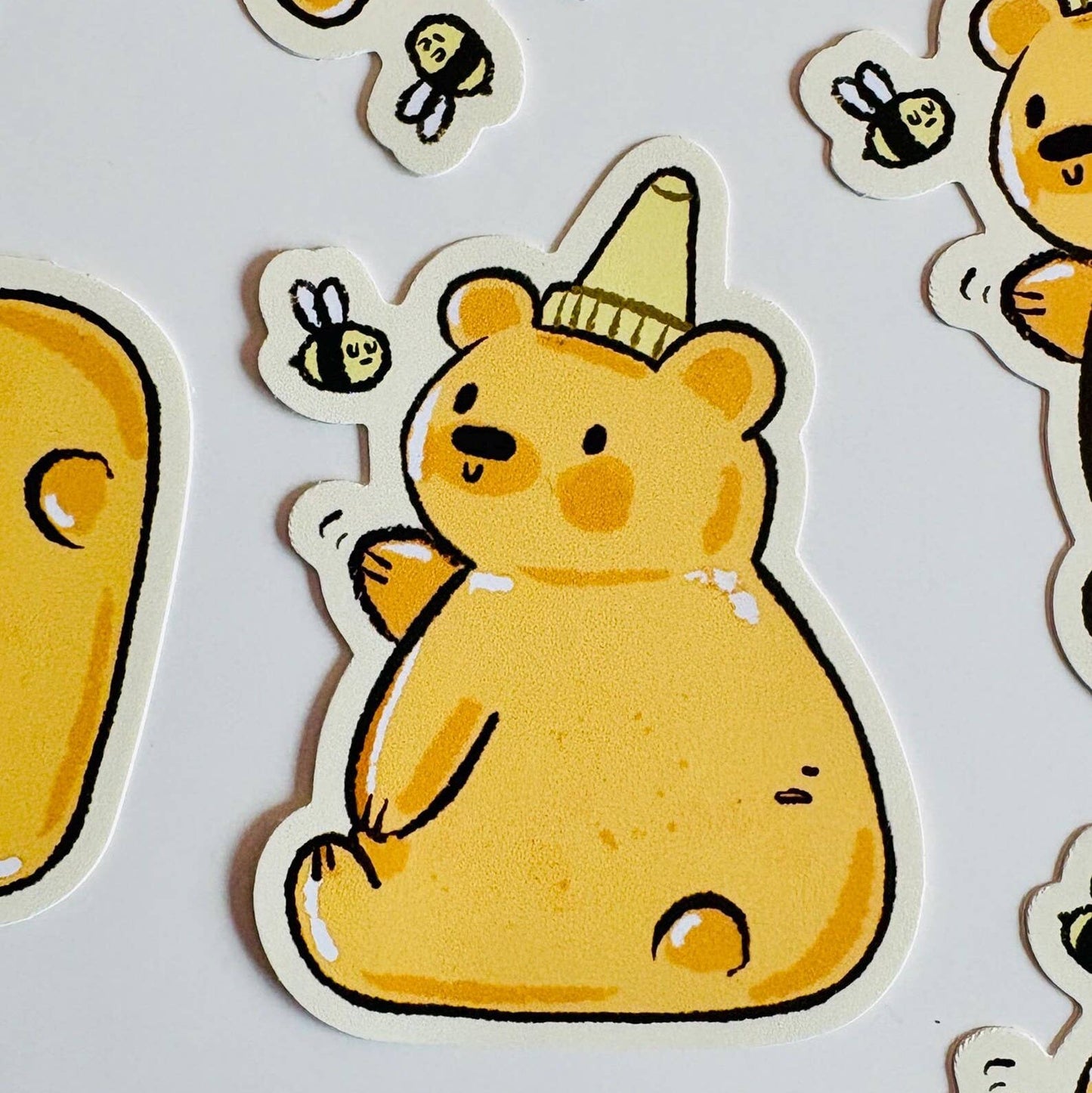 Honey Bear vinyl sticker