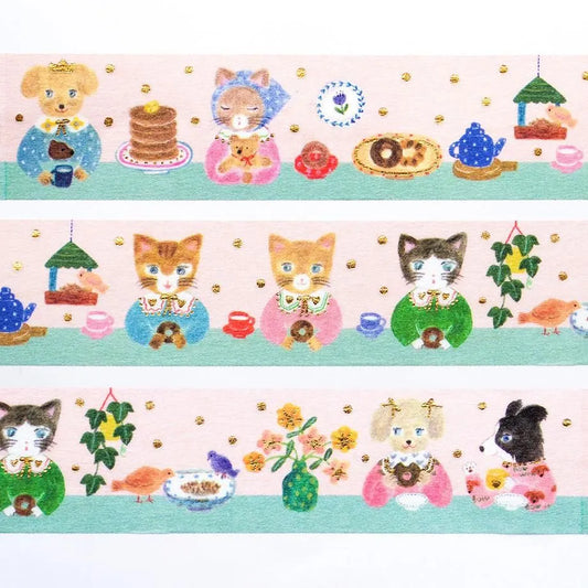 Foil stamped washi tape Aiko Fukawa Snack Time