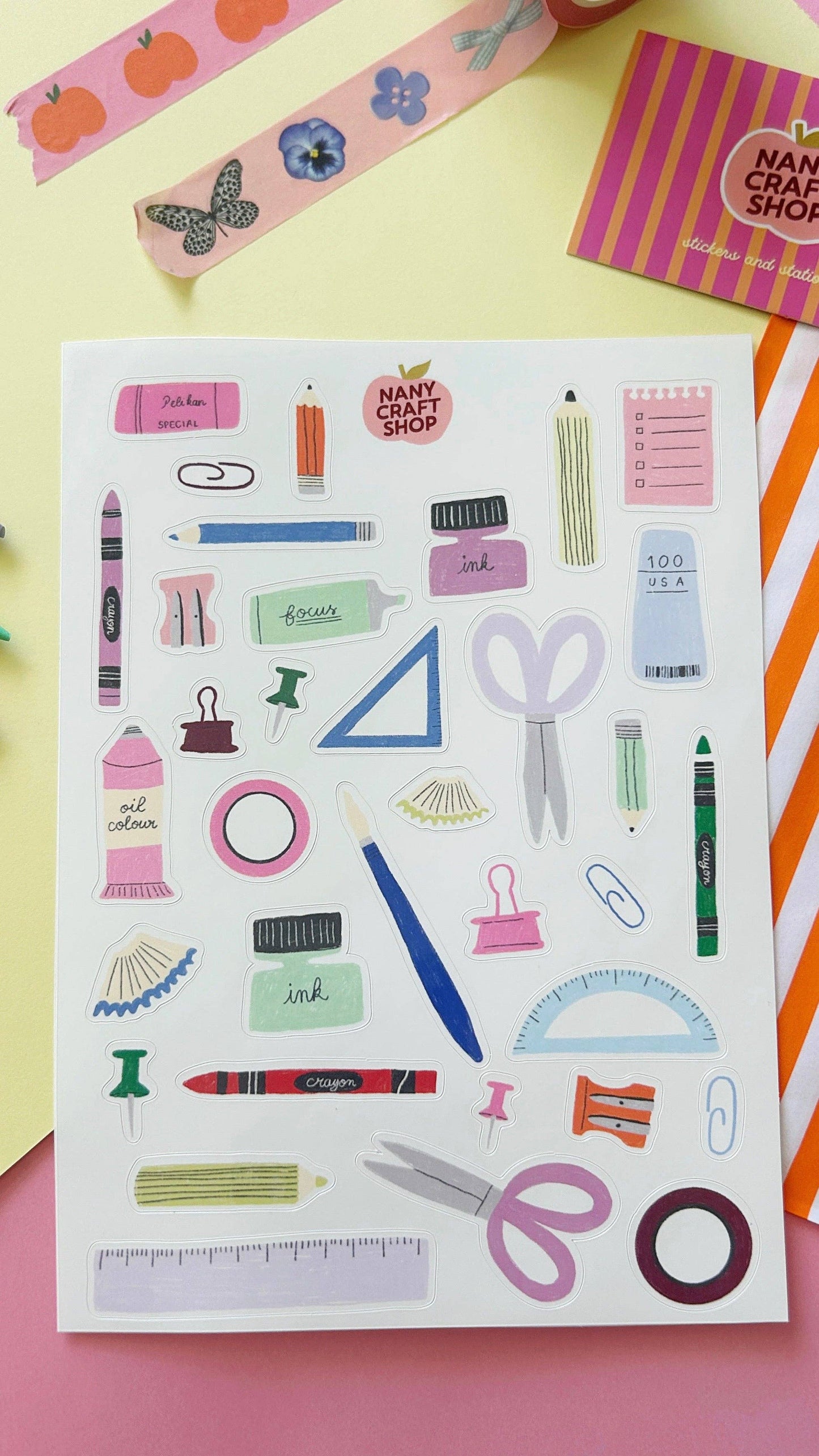 Pencil Case - A5 sticker sheet