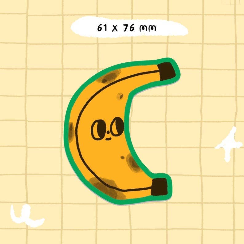 Banana sticker