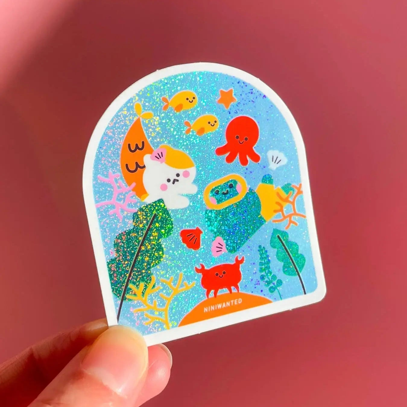 Ocean glow Sticker