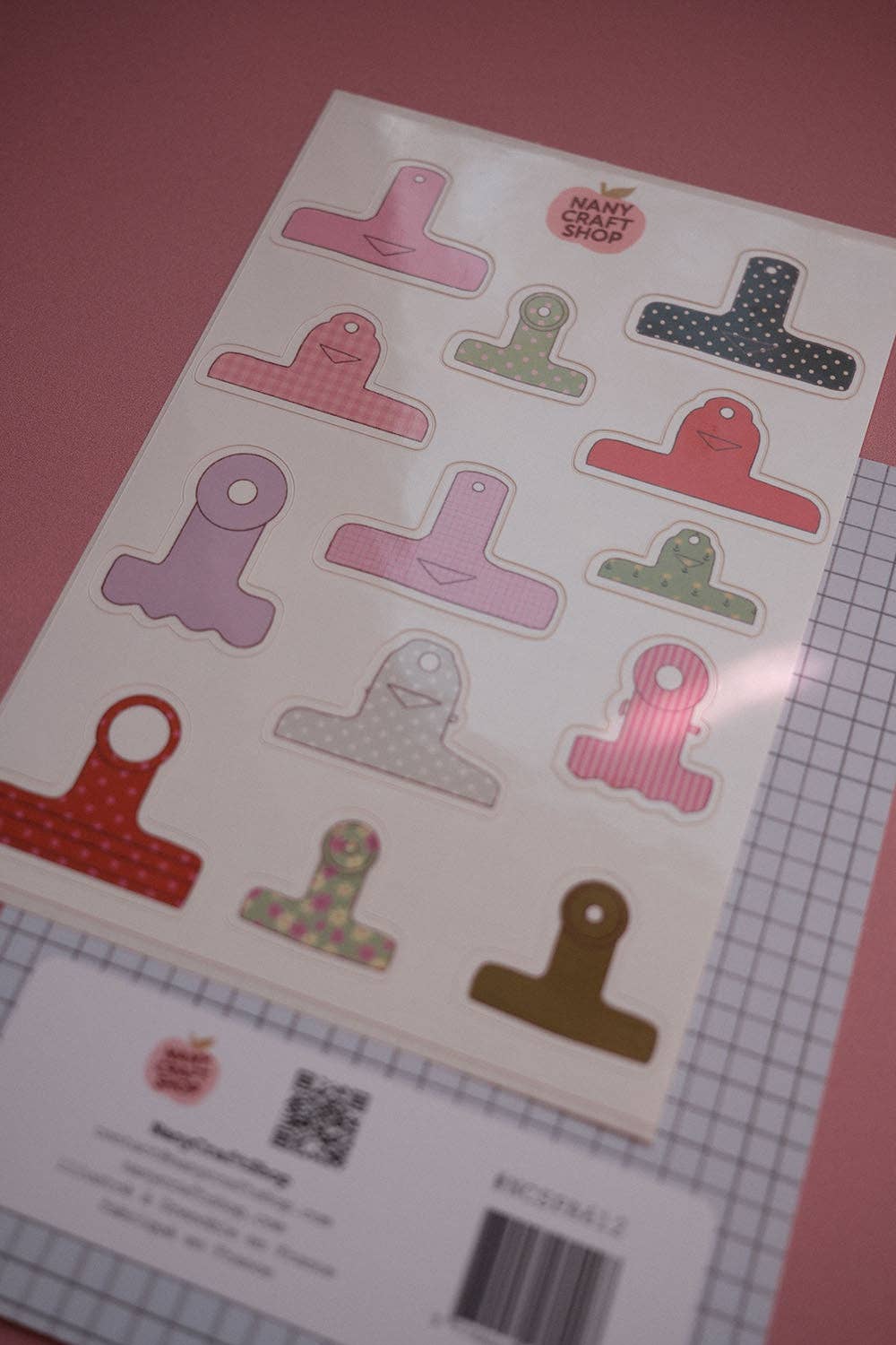 Paper clips - A6 sticker sheet