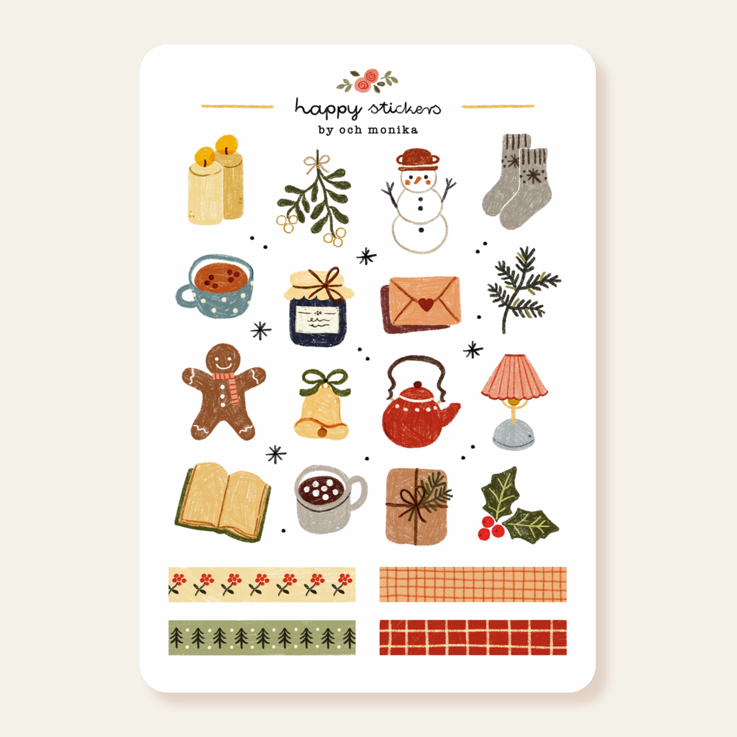 Christmas Coziness - Sticker Sheet