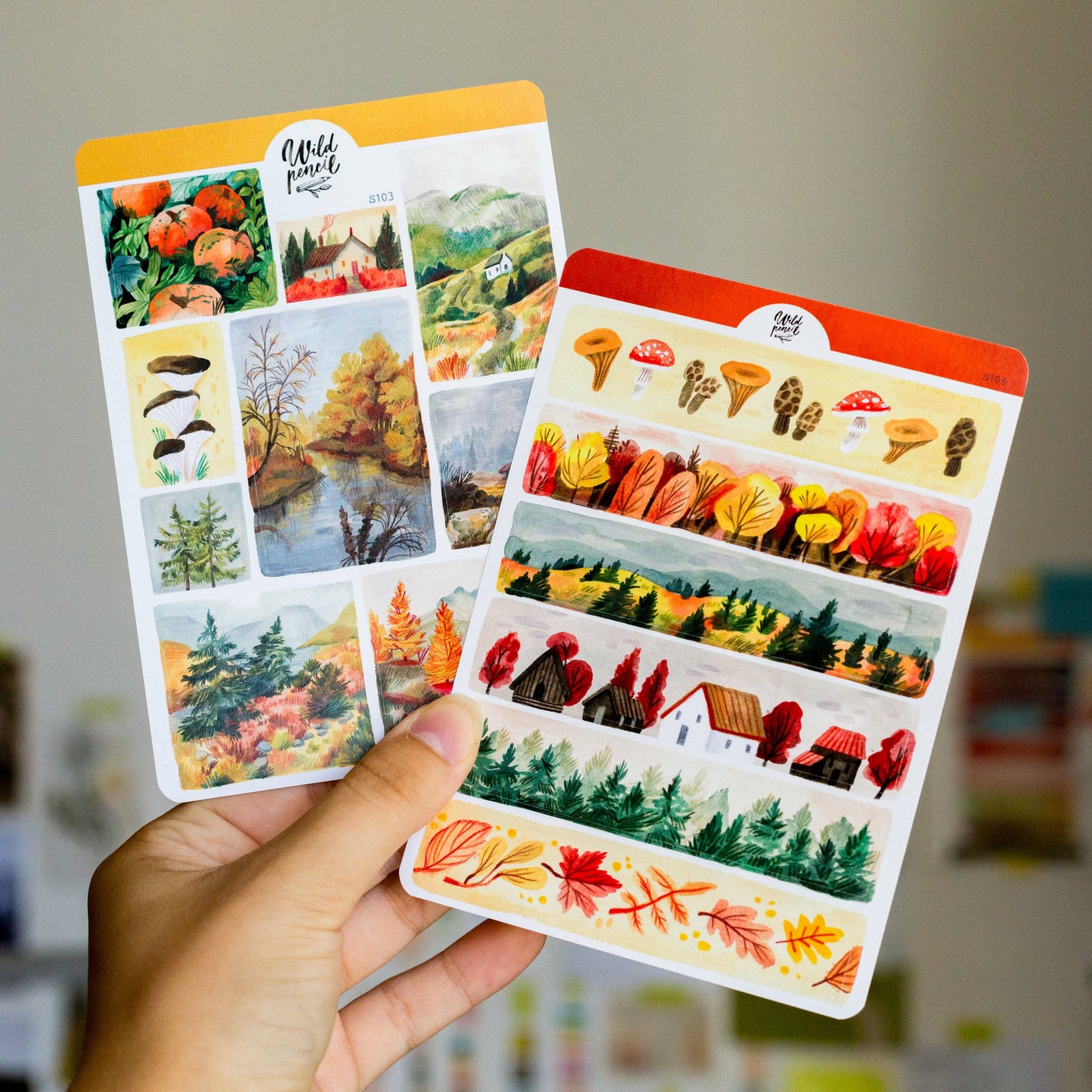 Autumn Tapes Sticker Sheet