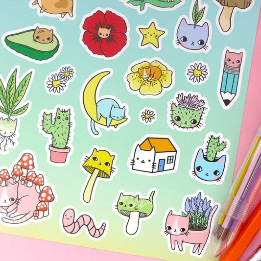 Kitty Party Sticker Sheet