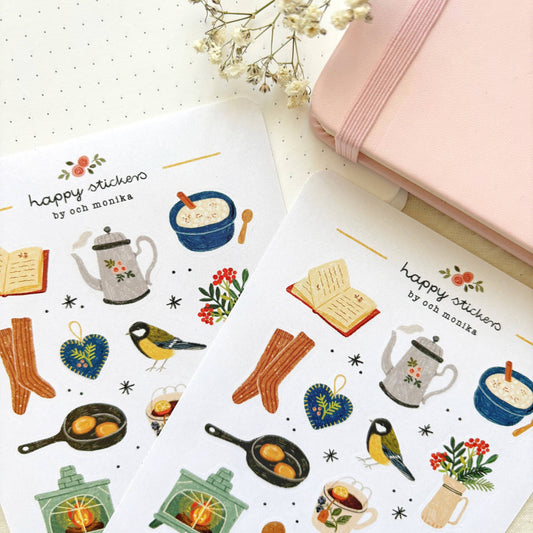 Winter Morning - Sticker Sheet