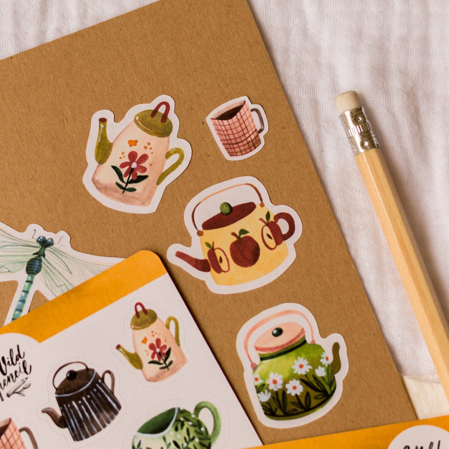 Autumn Mugs Sticker Sheet