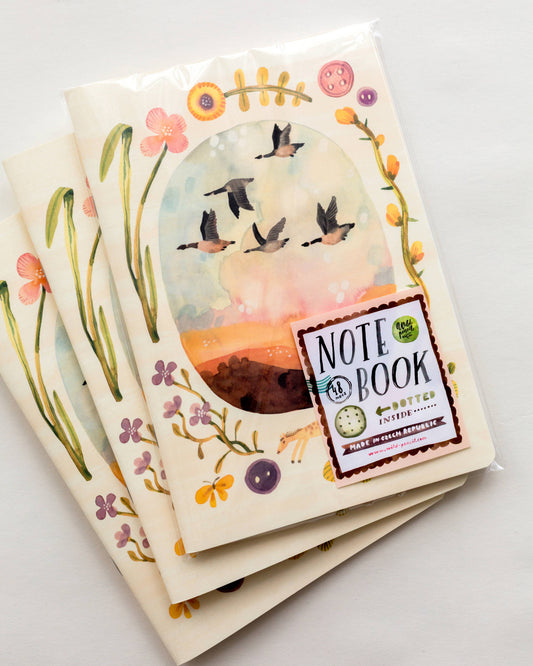 Wild Geese A5 Notebook