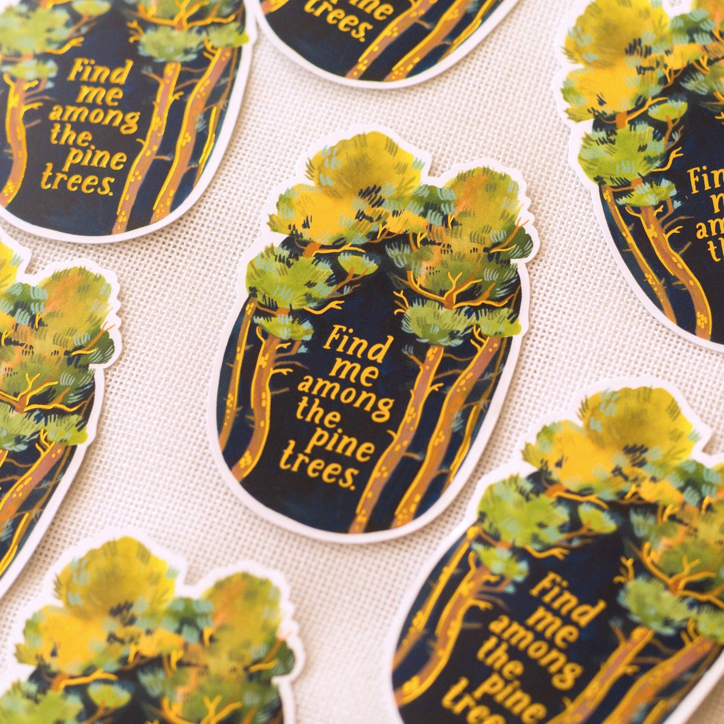 The Pines Vinyl Sticker
