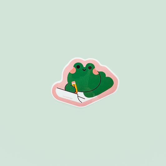 Frog letter Sticker