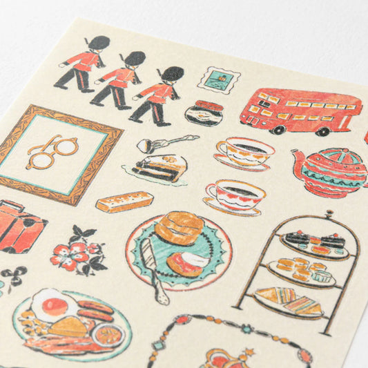 British Motifs Sticker