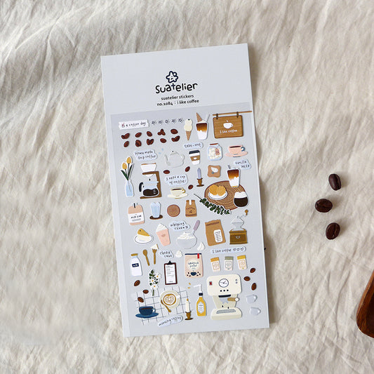 Deco Stickers - I Like Coffee
