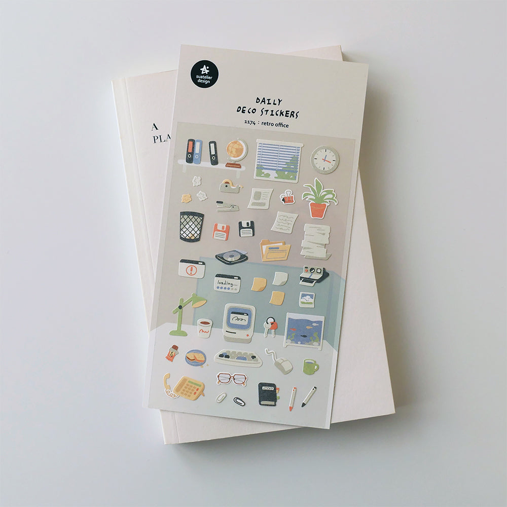 Deco Stickers - Retro Office