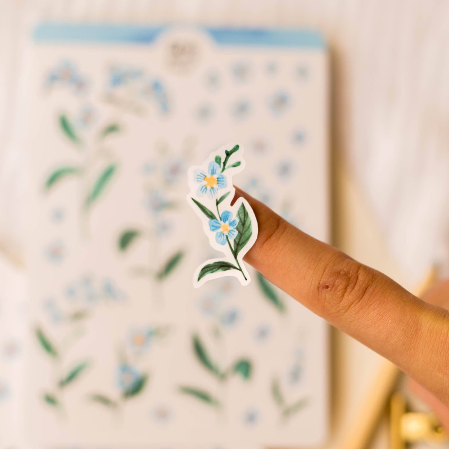 Forget-Me-Not Flowers Sticker Sheet