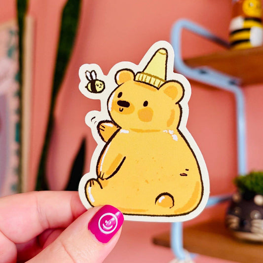 Honey Bear vinyl sticker