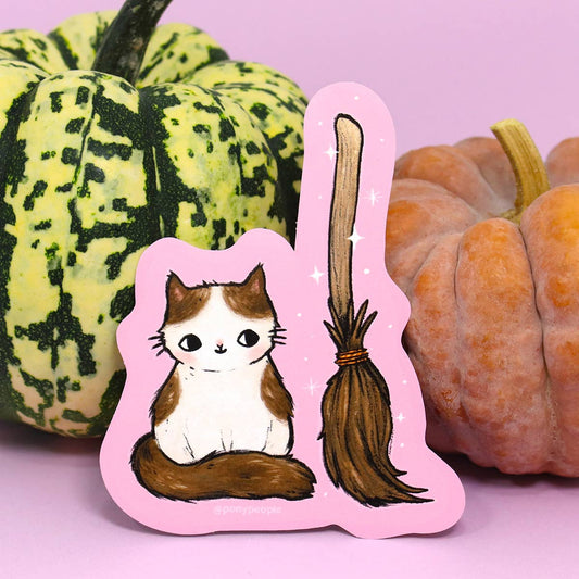 A Witch's Familiar Sticker