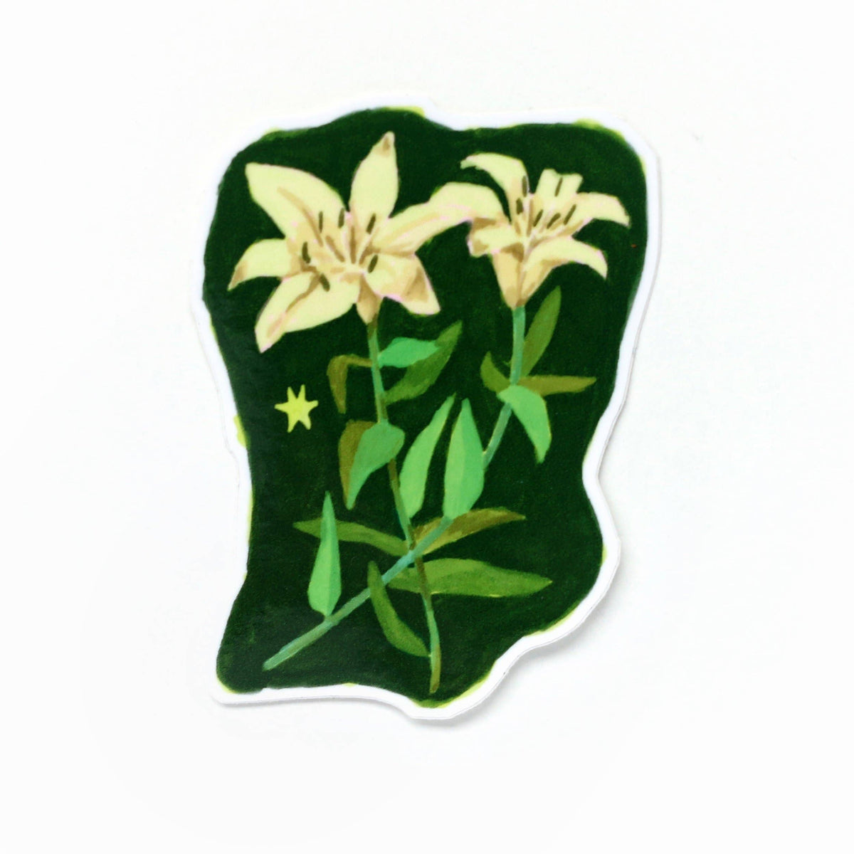 Lily vinyl sticker