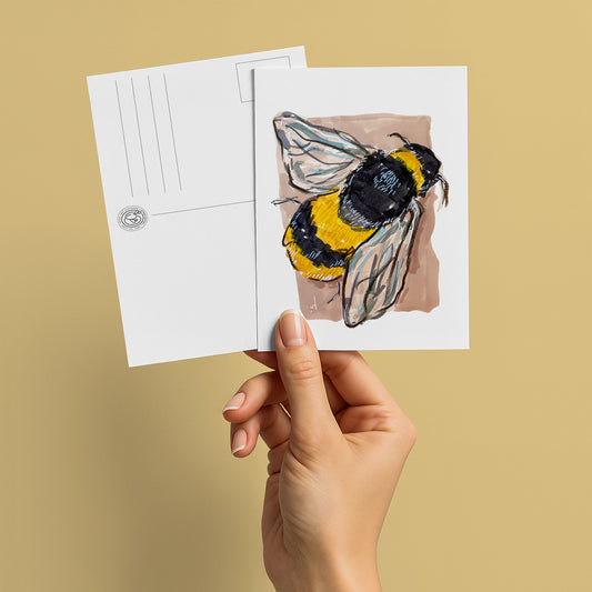 Bee postcard