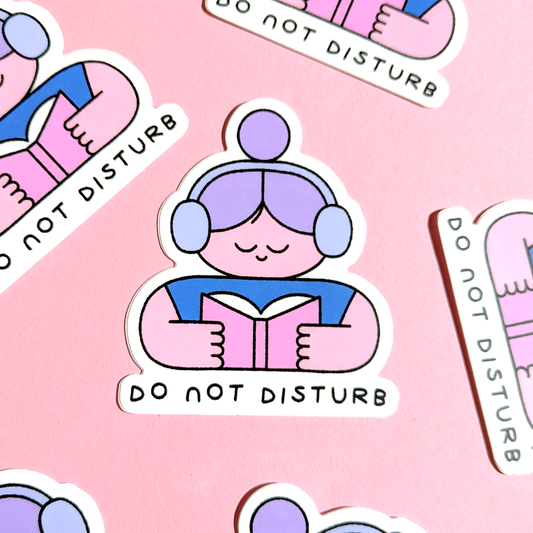 Do not disturb sticker