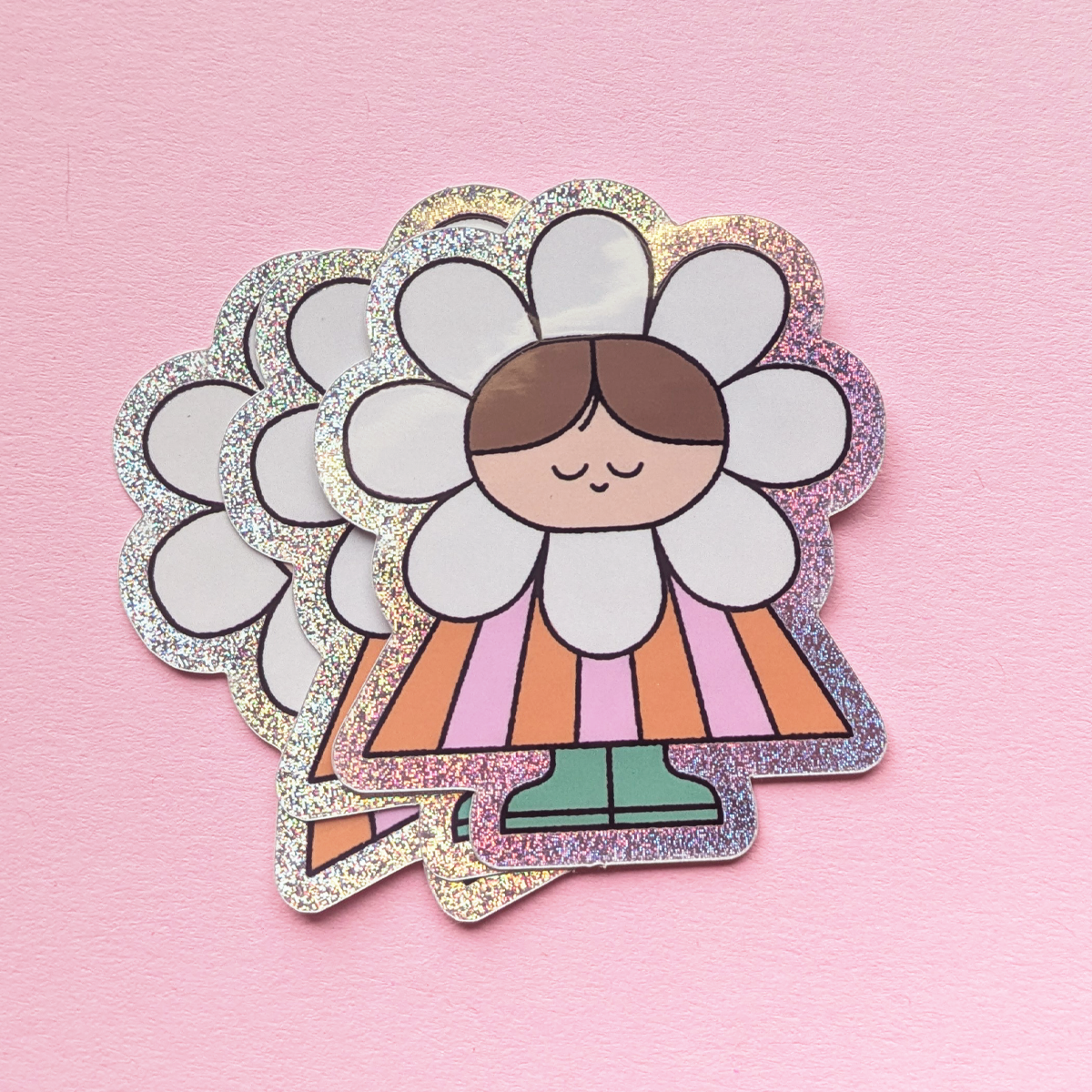 Little Flower Friend Sticker