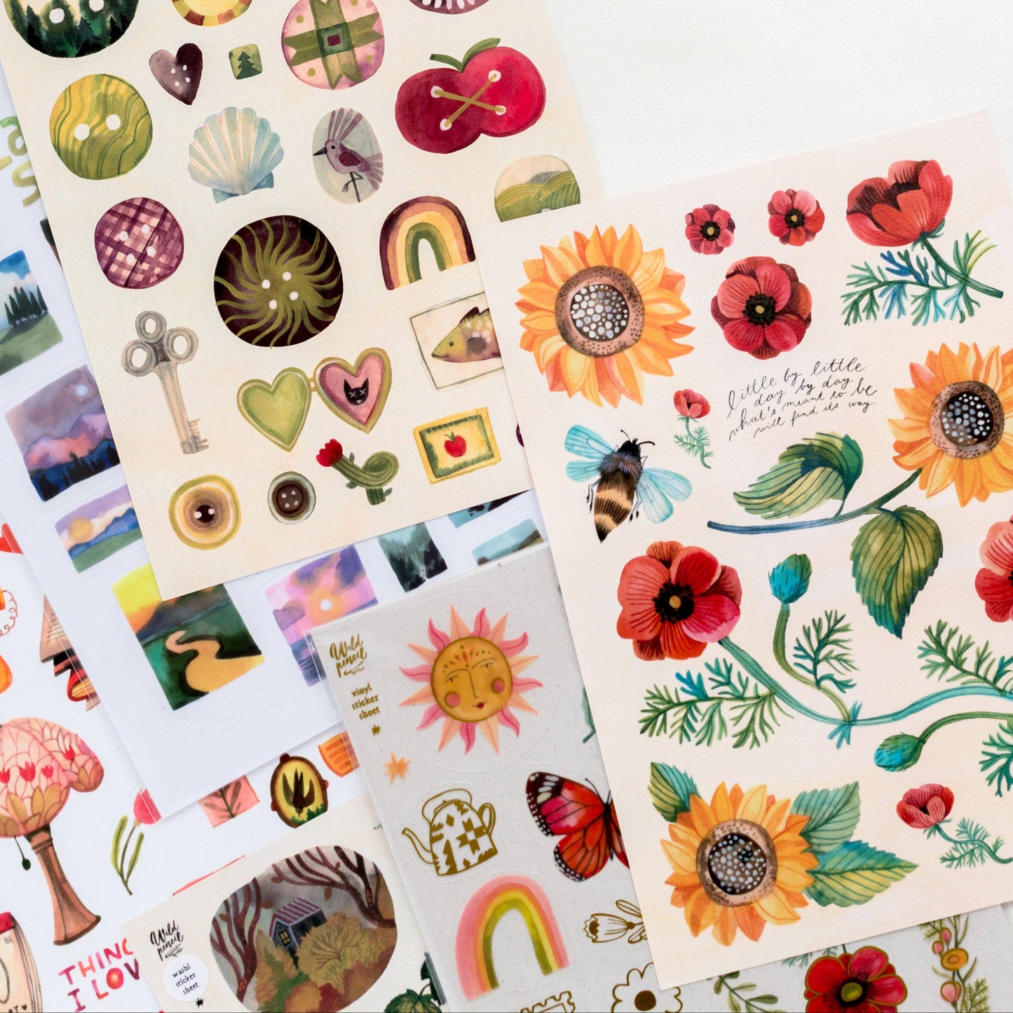 Things I Love Washi sticker sheet