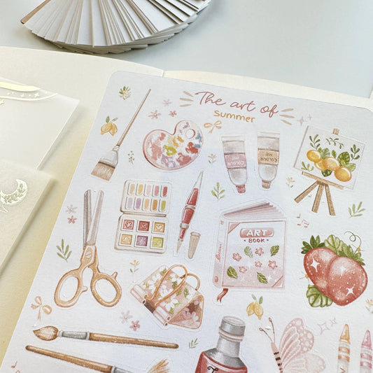 Sticker Sheet - the Art of Summer