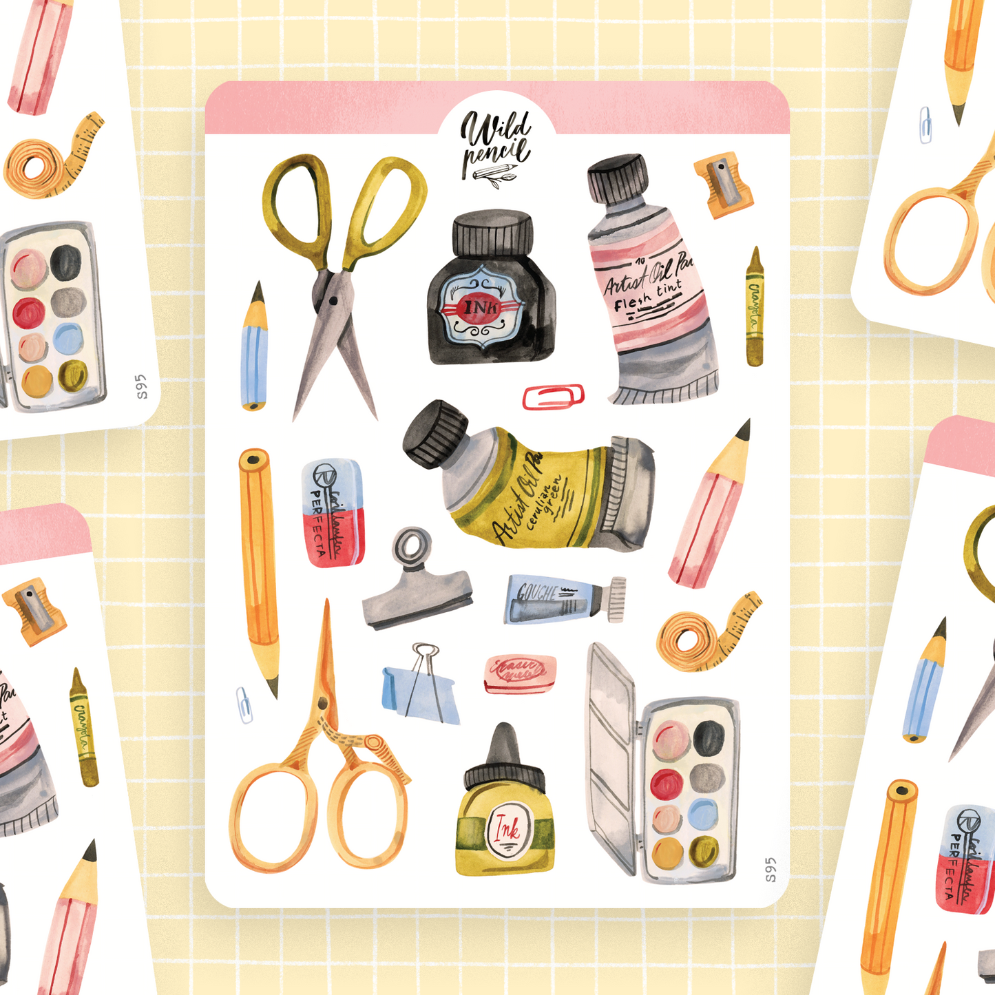 Art Shop Sticker Sheet