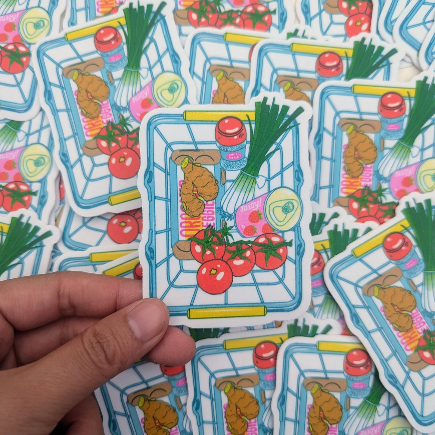 Tomato Egg Vinyl Sticker