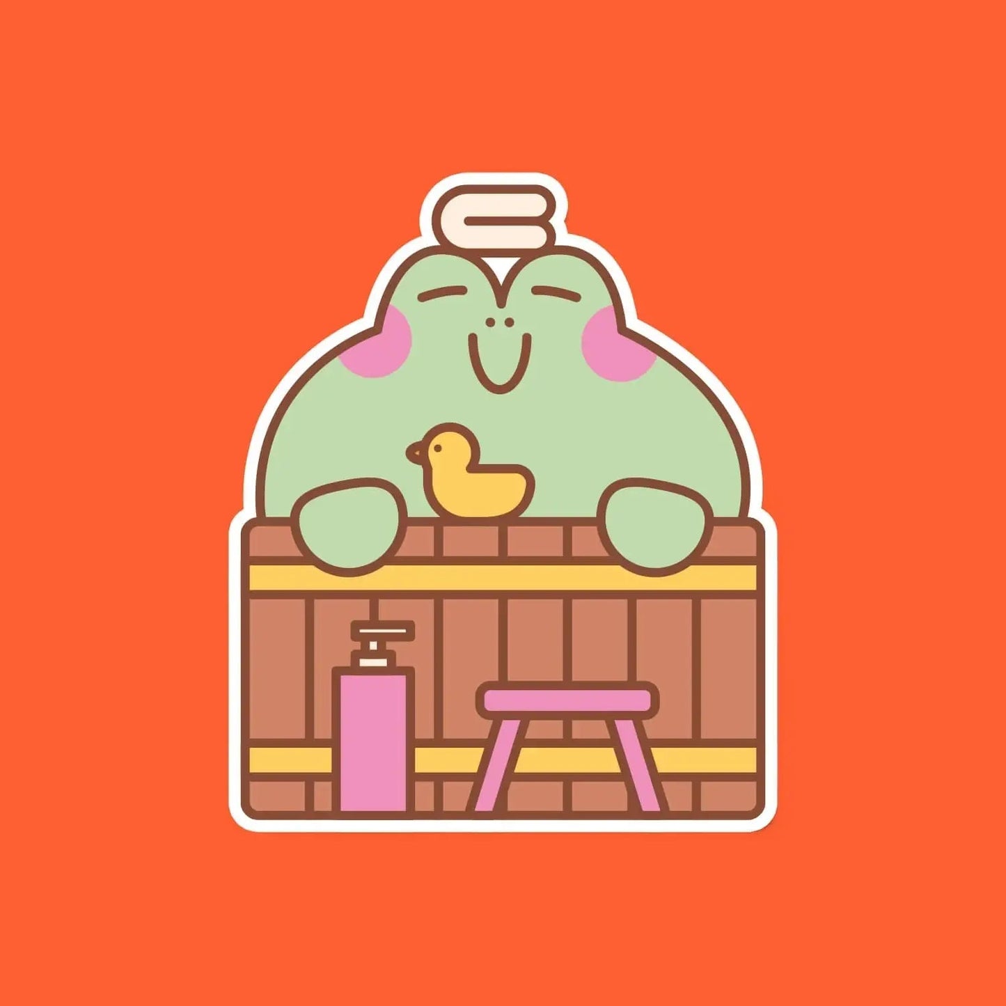 Bobby bath Sticker