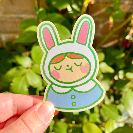 Bunny Girl Vinyl Sticker