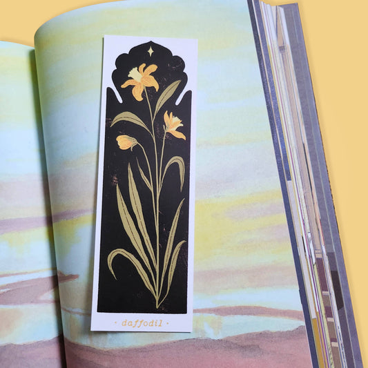 March Birth Flower - Daffodil Bookmark