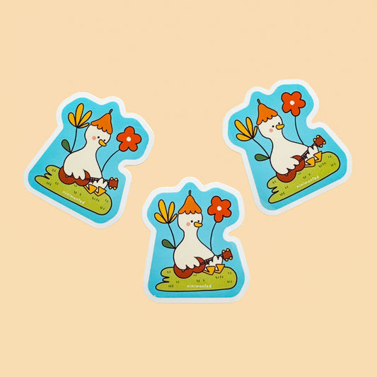 Duck ukulele Sticker