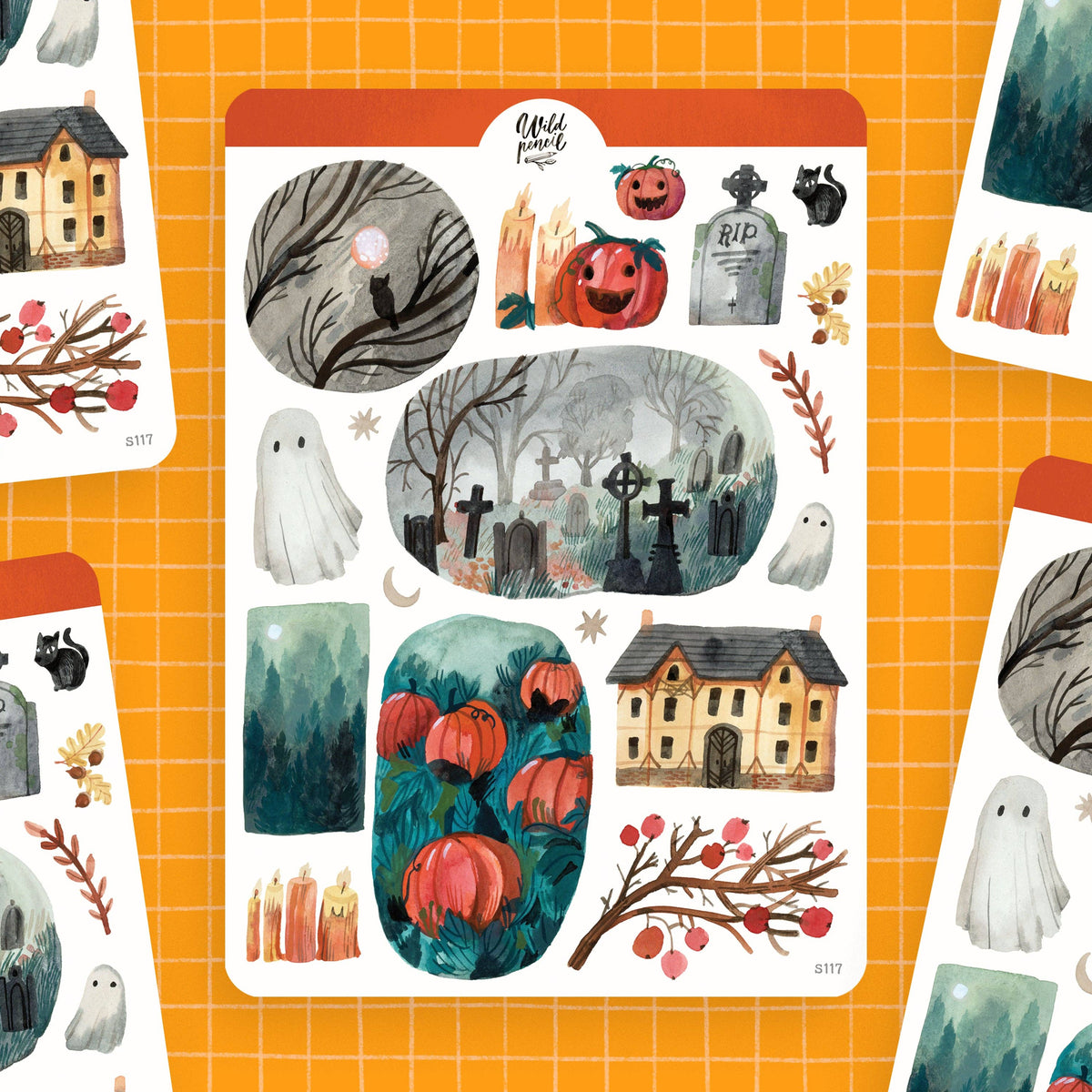 Halloween Night Sticker Sheet