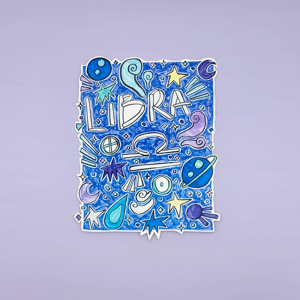 Libra Horoscopes Sticker