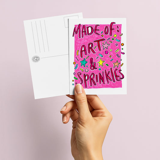 Made of: Art and sprinkles