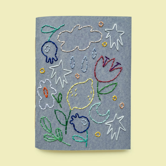 Journaling Set - Rain And Flowers