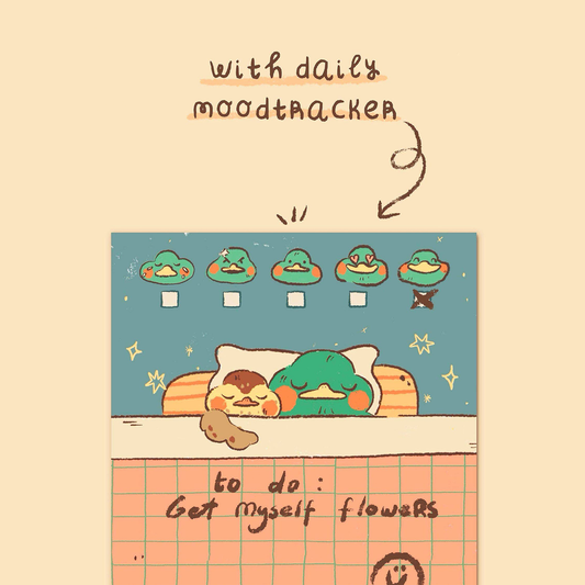 Sleepy Duck Memo Pad
