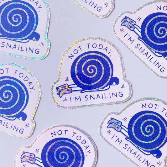 Snailing Vinyl Glitter Sticker