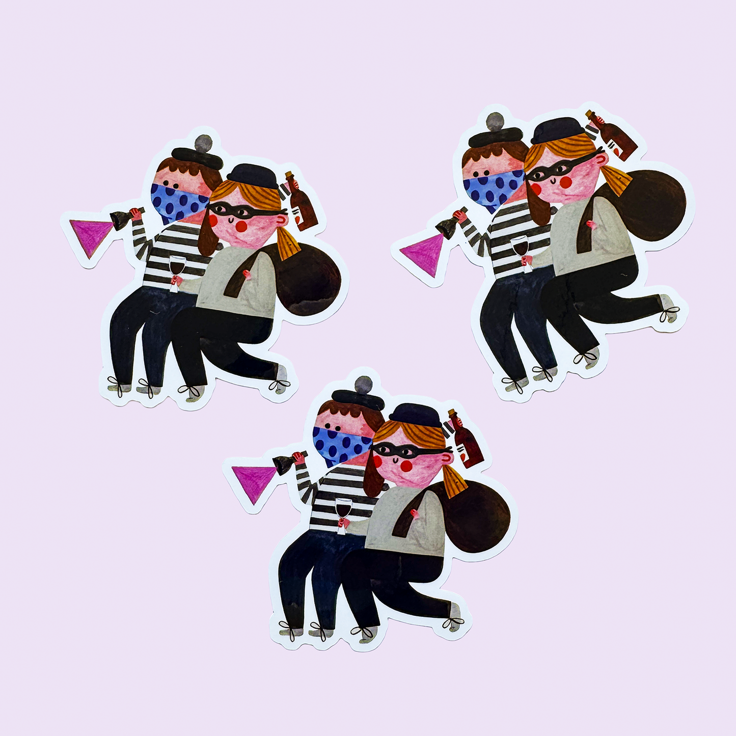 PARTNERS IN WINE sticker