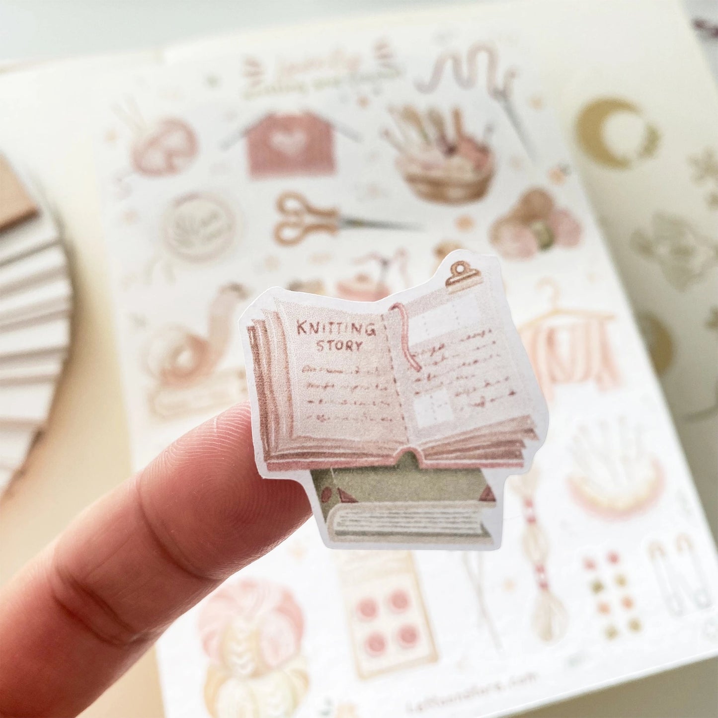 Sticker Sheet - Knitting & Crochet
