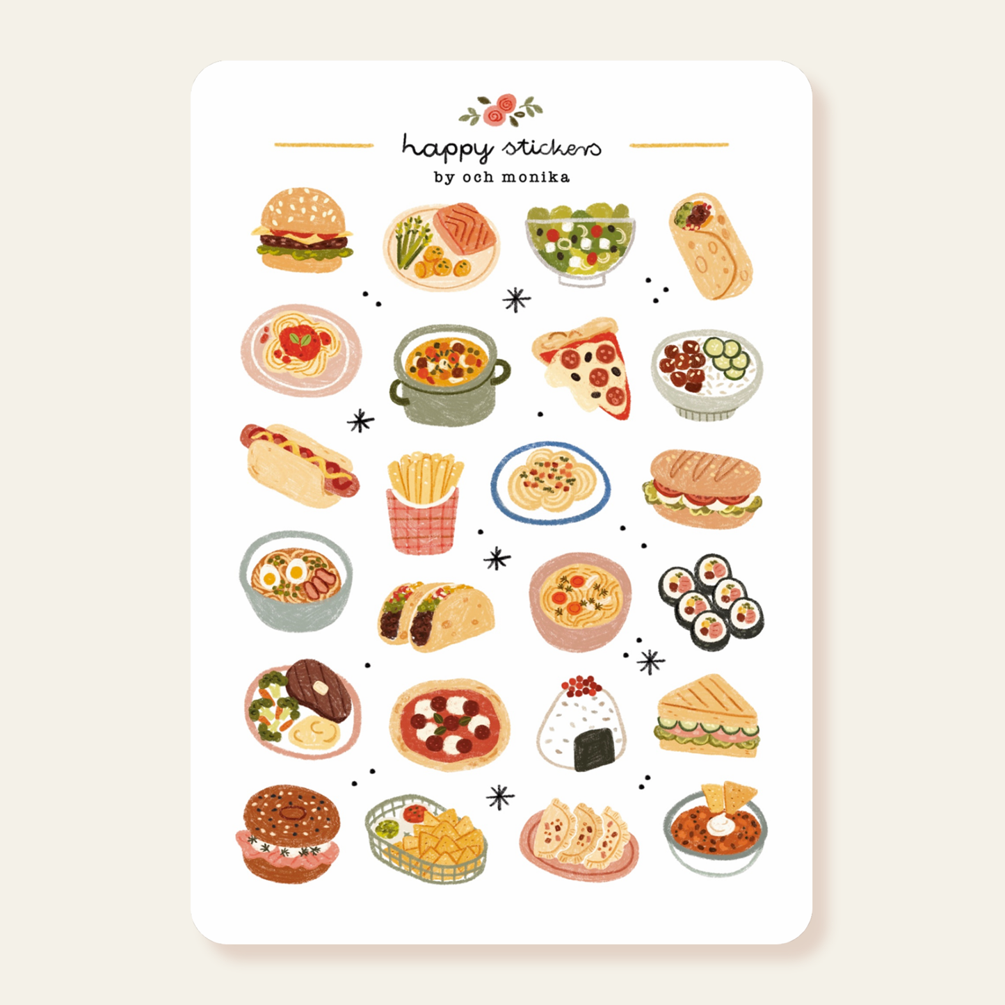 Dinner Time - Sticker Sheet
