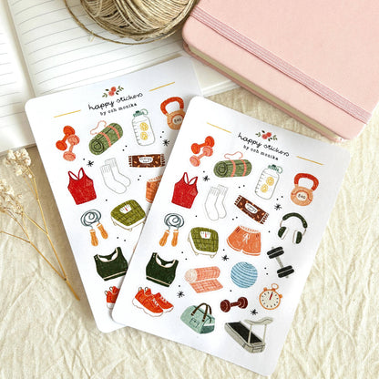 Fitness - Sticker Sheet