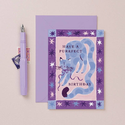 Cat Purrfect Birthday Card