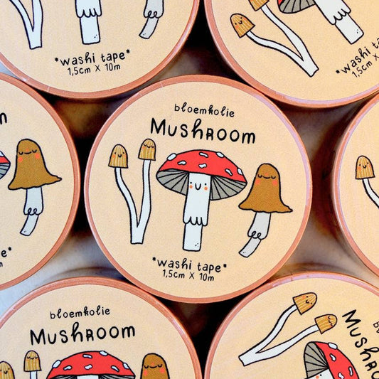 Mushroom Washi Tape