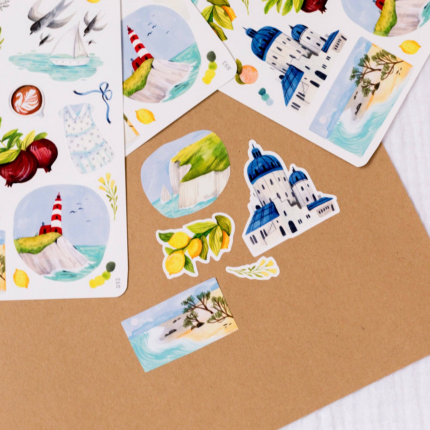 Summer By The Sea Sticker Sheet