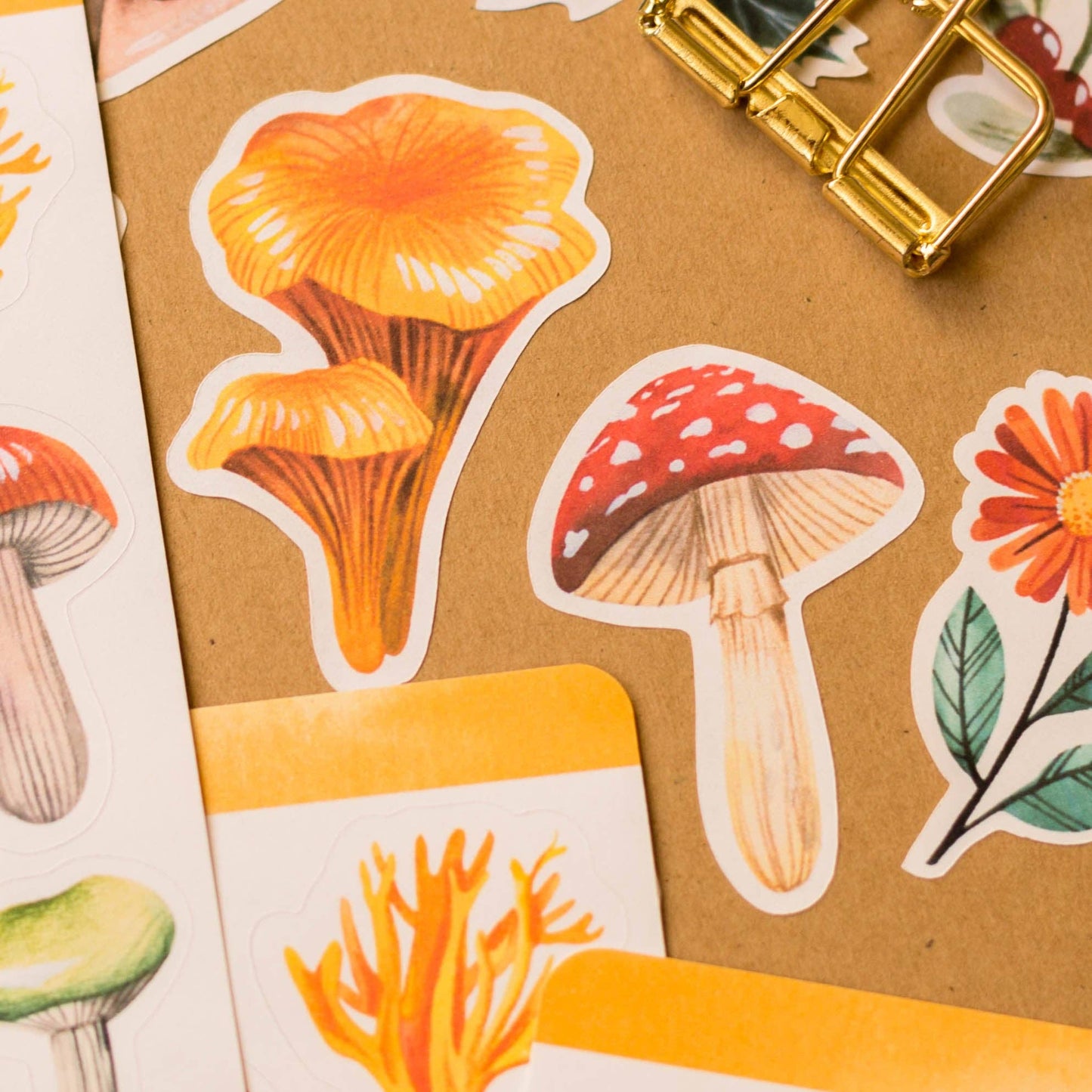 Mushrooms Sticker Sheet