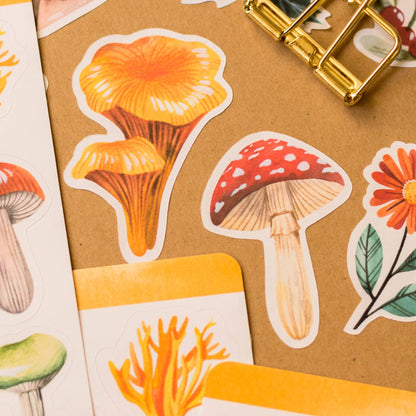 Mushrooms Sticker Sheet