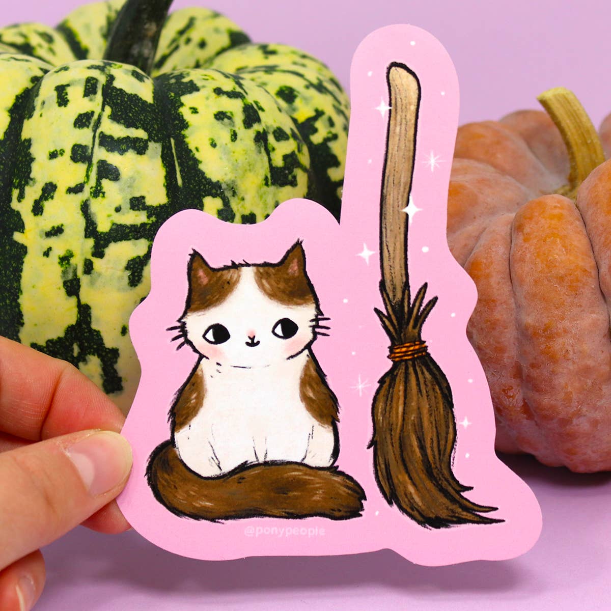 A Witch's Familiar Sticker