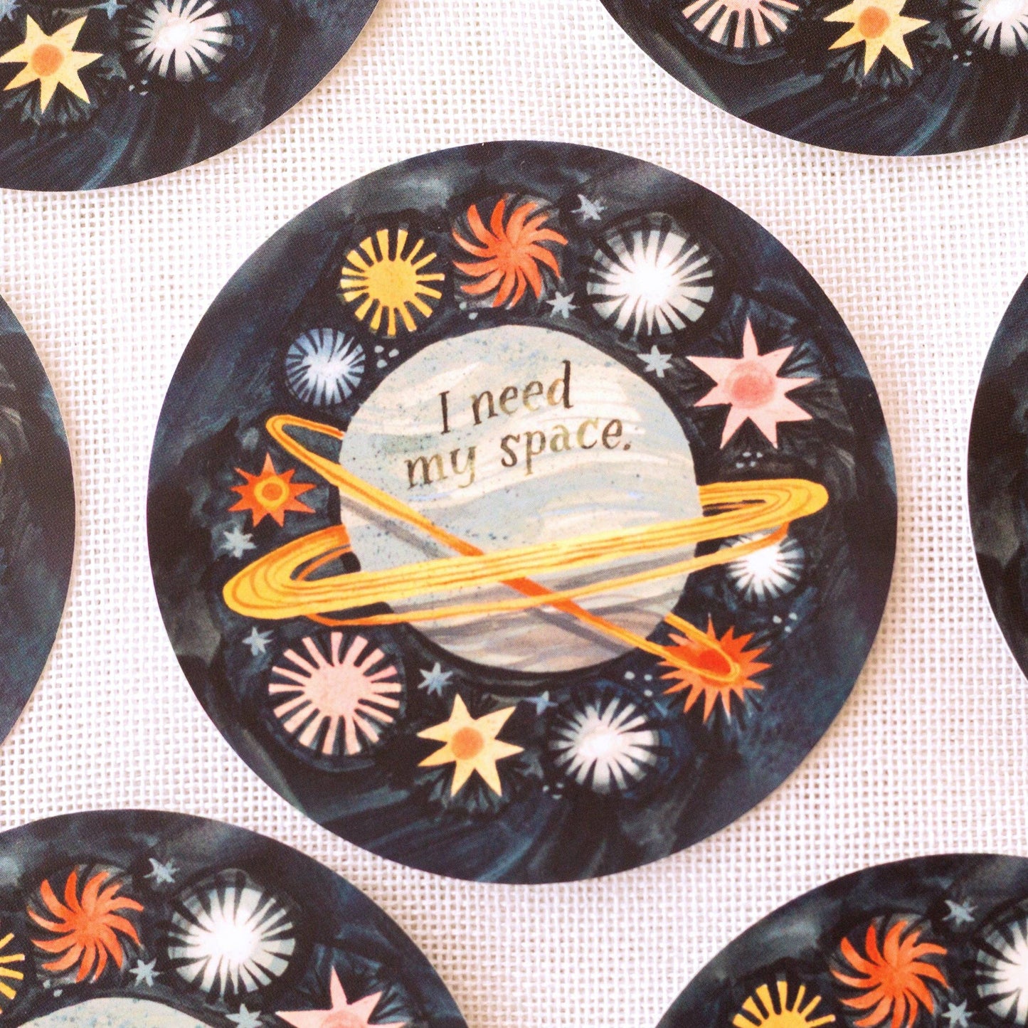 I Need My Space Vinyl Sticker