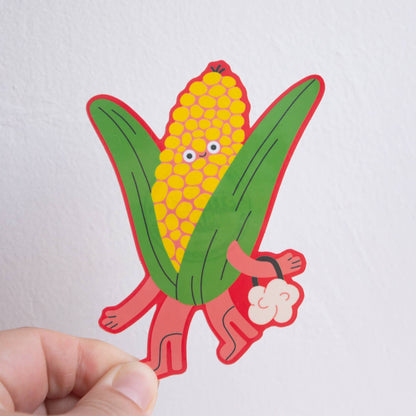 Corn Vinyl Sticker